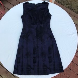 Black and blue elie tahari dress